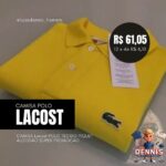 CAMISA Lacost  POLO TlECIDO PIQUET ALGOADO SUPER PROMOCAO...