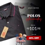 Camisa polo masculina #CORES VARIADAS

Camisa Polo com fino acabamento, com : 
G...